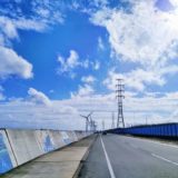 【旅ラン　茨城県神栖市】 青空の下、1000人の壁画と風力発電施設の周辺を海岸ラン