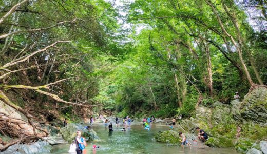 【時間を忘れる】川遊びスポット「三波渓谷」をレビューします【空間美の秘境】